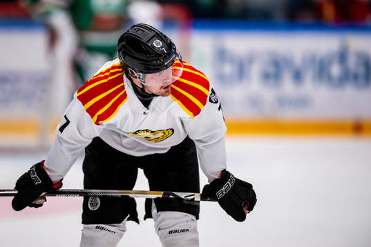 Brynäs Marcus Björk  deppar