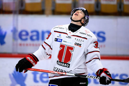 Örebros Joel Mustonen deppar