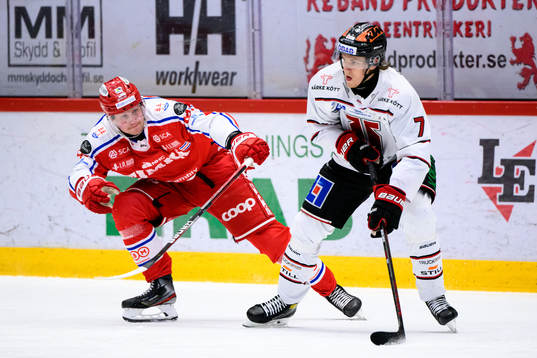 Timrås Jens Lööke och Örebros Marcus Hardegård
