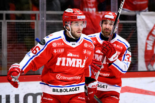 Timrås Pontus Åberg jublar