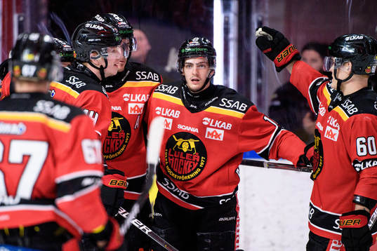 Luleås Isac Brännström jublar