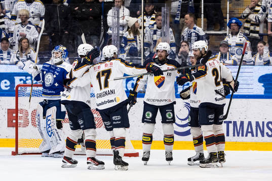 Djurgårdens spelare jublar
