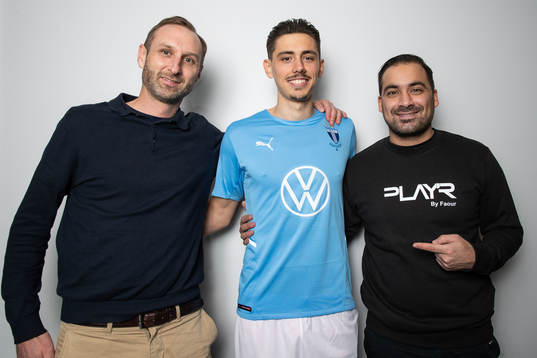 Sportchef Andreas Georgson, Dennis Hadzikadunic och