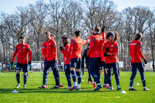Helsingborgs spelare samlas