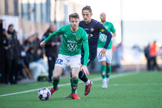 Jönköpings Daniel Ljung och Helsingborgs Ervin Gigović