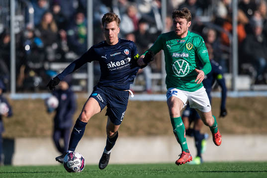 Helsingborgs Lucas Lingman och Jönköpings Daniel Ljung