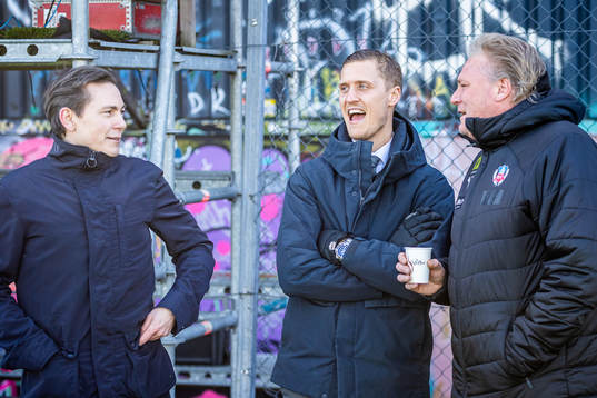 Discoverys Niklas Jarelind och Pär Hansson samt