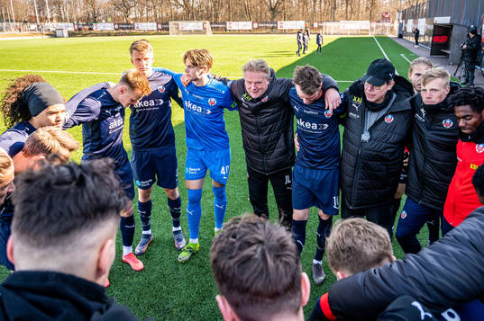 Helsingborgs spelare samlas