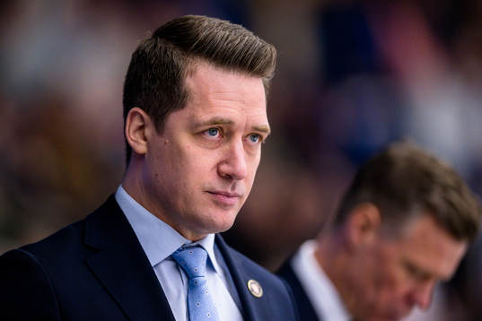 Växjös tränare Sam Hallam