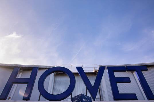 Skylt på Hovet