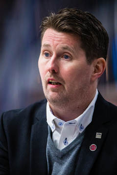 Örebros assisterande tränare Stefan Klockare