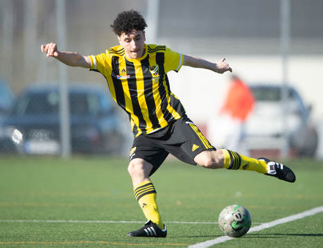i matchen i DM för U19 mellan IFK Hässleholm och