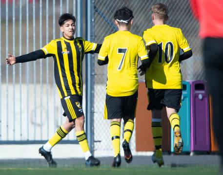 i matchen i DM för U19 mellan IFK Hässleholm och