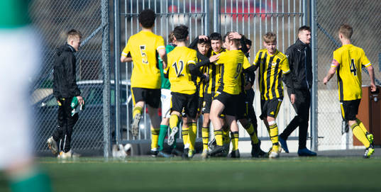 i matchen i DM för U19 mellan IFK Hässleholm och
