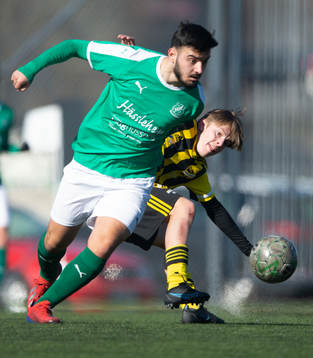 i matchen i DM för U19 mellan IFK Hässleholm och