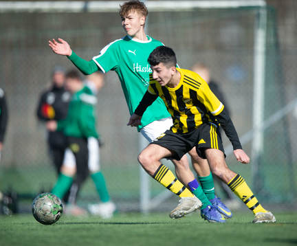 i matchen i DM för U19 mellan IFK Hässleholm och