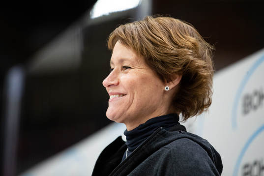 Frölundas mentala coach Susanne Pettersson innan