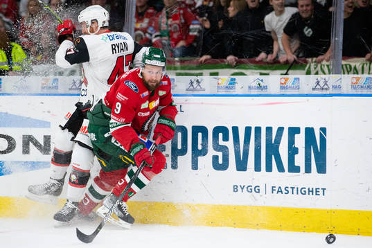 Malmö Redhawks Joakim Ryan och Frölundas Jan Mursak