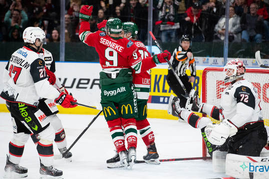 Frölundas Jan Mursak jublar