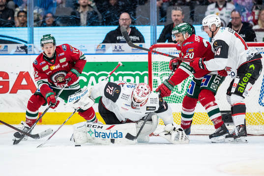 Frölundas Max Friberg och Joel Lundqvist