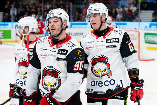 Malmö Redhawks Lance Bouma och Fredrik Händemark