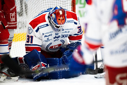 Oskarshamns målvakt Tim Juel