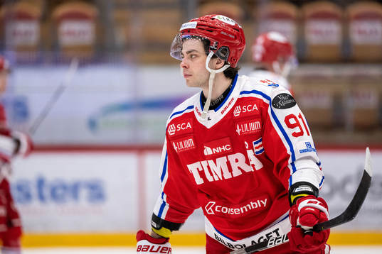 Timrås Viktor Lodin deppar