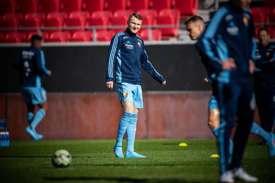 under fotbollsmatchen i Svenska Cupen mellan Kalmar och
