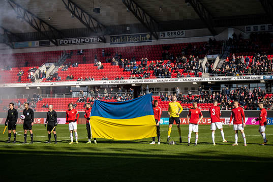Kalmars spelare manifesterar för Ukraina
