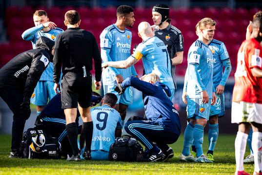 Djurgårdens Haris Radetinac får vård