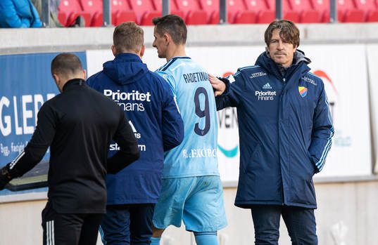 Djurgårdens tränare Thomas Lagerlöf