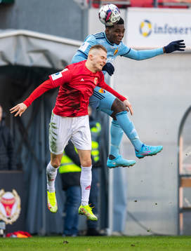 Kalmars Davíd Kristján Ólafsson och Djurgårdens Joel