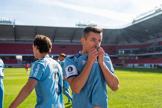Djurgårdens Haris Radetinac jublar
