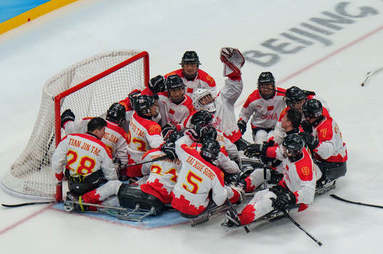 A handout photo made available by the Olympic Information