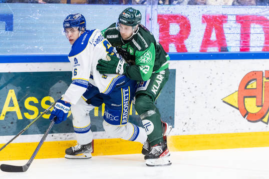 Leksands Alexander Lundqvist och Färjestads Per Åslund