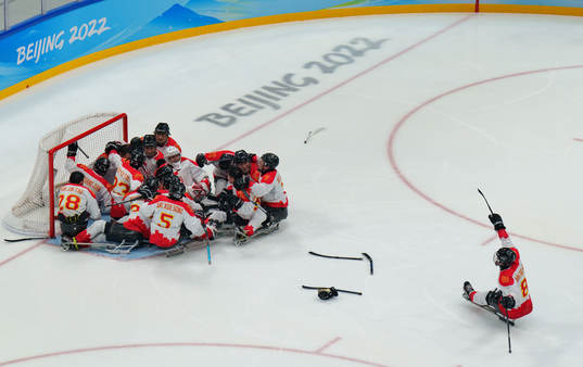 A handout photo made available by the Olympic Information