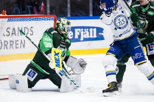 Färjestads målvakt Dominik Furch