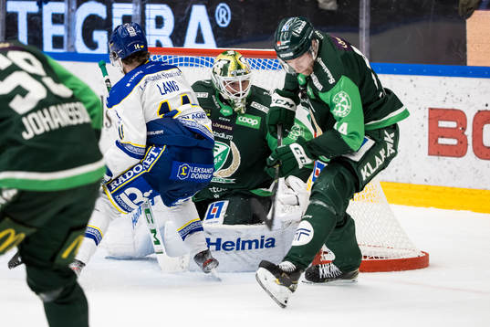 Färjestads målvakt Dominik Furch