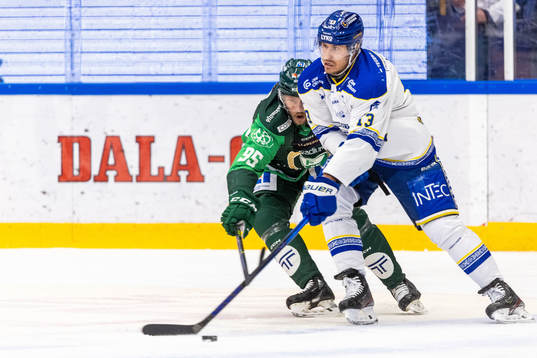 Färjestads Jacob de la Rose och Leksands Jon Knuts