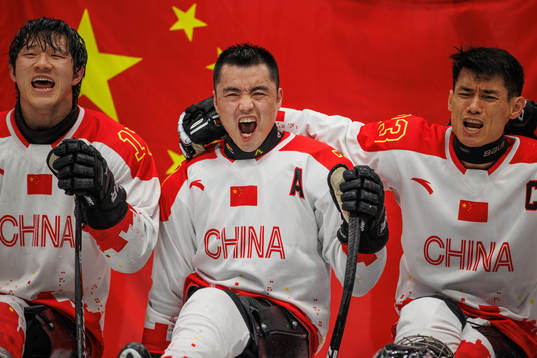A handout photo made available by the Olympic Information