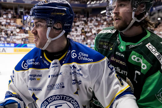 Leksands Matt Caito och Färjestads Linus Johansson