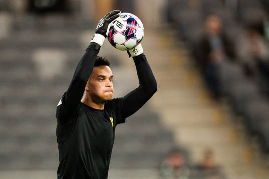 Hammarbys målvakt Oliver Dovin