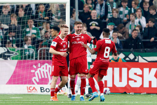 IFK Norrköpings Christoffer Nyman jublar