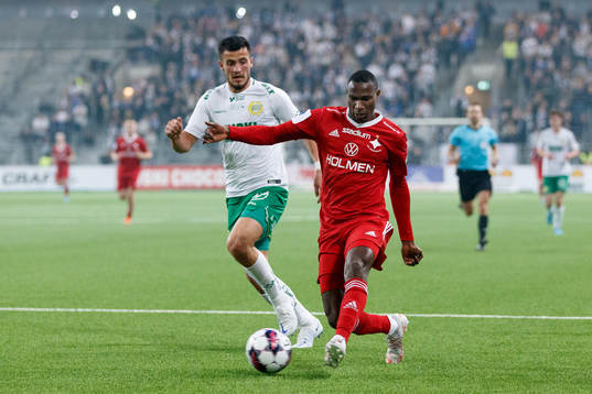 Hammarbys Astrit Selmani och IFK Norrköpings Godswill