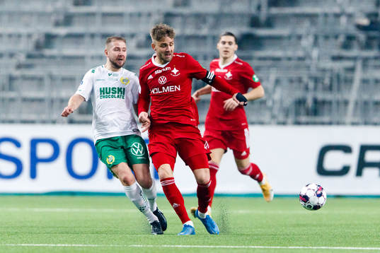 Hammarbys Darijan Bojanic och IFK Norrköpings Christoffer