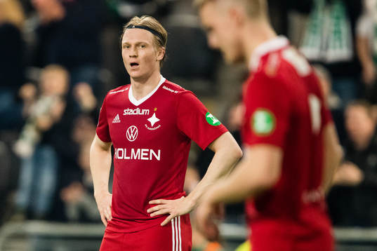 IFK Norrköpings Daniel Fritz Eid deppar