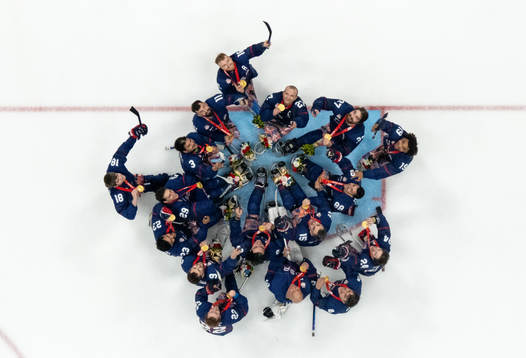 A handout photo made available by the Olympic Information