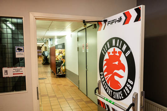 Interiör vy över entrén till FIFH-hallen