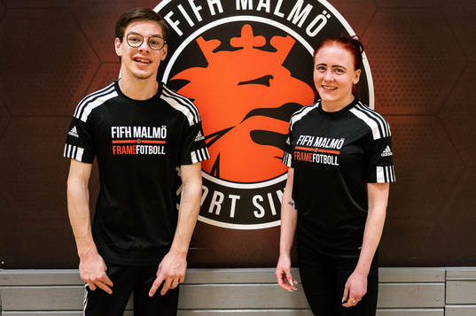 Tränare Isaac Callegari och Tina Höjklint