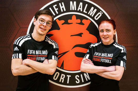Tränare Isaac Callegari och Tina Höjklint